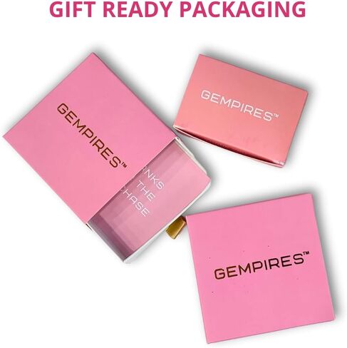 Gempires الأحجار الكريمة أقراط للنساء 14K الذهب مطلي الشق مجموعة حقيقية كريستال هيبوالرجينيك اليدوية الحد الأدنى من المجوهرات اليومية الأنيقة أقراط جوهرة هدية لها in Kuwait