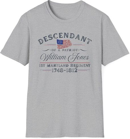 Personalized Descendant of A Patriot Shirt, Custom 250th USA Anniversary American Heritage Gift, Historic Independence Day in Kuwait