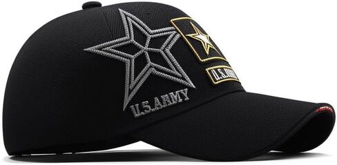 US Army Baseball Cap with Military Accessory, Gifts for US Army Member,US Air Force Hat Set, Small-XX-Large, Black in Saudi Arabia