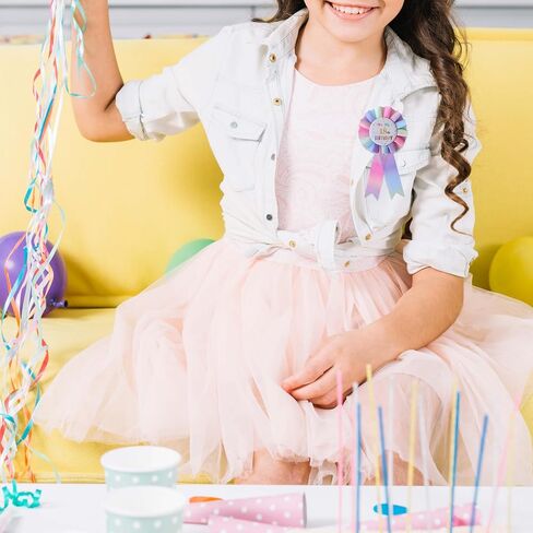 It's My 18th Birthday Pin, 18 Years Old Birthday Button Pin Colorful Ribbon Badge for Girl and Boy Party Decorations JM18 in Saudi Arabia