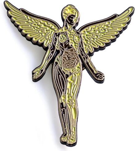 Utero Angel Rock Band Pin 1.5 Inches in Saudi Arabia