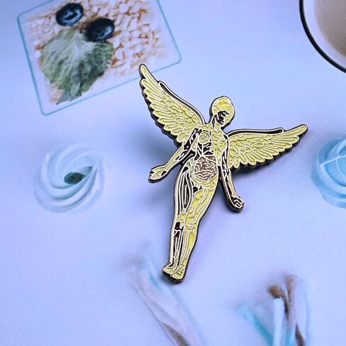 Utero Angel Rock Band Pin 1.5 Inches in Saudi Arabia