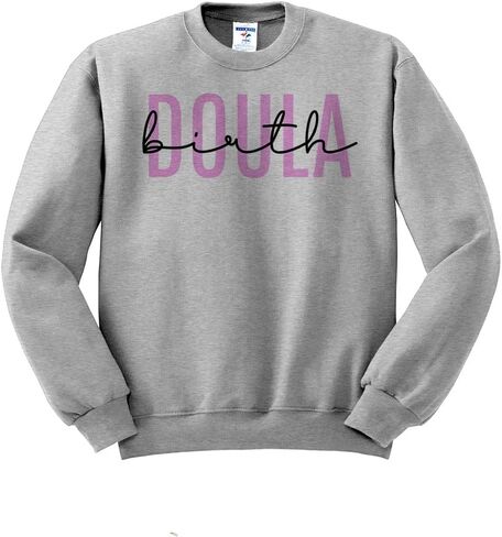TeesAndTankYou Birth Doula Sweatshirt Unisex in Kuwait