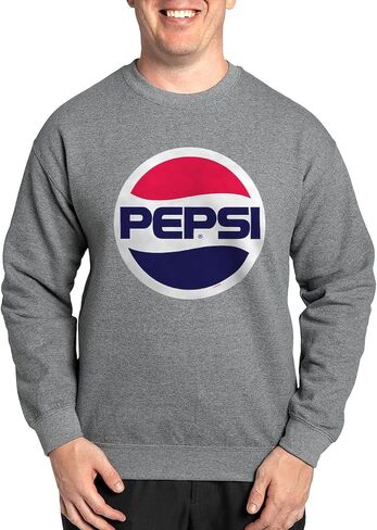 قميص من النوع الثقيل CafePress Pepsi 90S Logo البلوز الكلاسيكي طاقم الرقبة الخفيفة in Kuwait