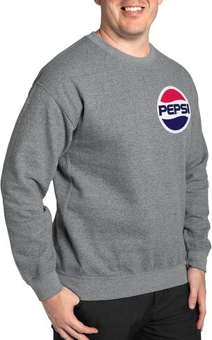 قميص من النوع الثقيل CafePress Pepsi 90S Logo البلوز الكلاسيكي طاقم الرقبة الخفيفة in Kuwait
