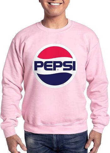 قميص من النوع الثقيل CafePress Pepsi 90S Logo البلوز الكلاسيكي طاقم الرقبة الخفيفة in Kuwait