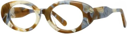 Retro Oval Tortoiseshell Blue Light Blocking Glasses, Acetate Frame Anti Eyestrain Computer Gaming Glasses for Women Men in Kuwait