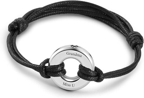 AllerPierce Cremation Urns Bracelet for Ashes Memorial Bracelets Circle of Life Eternity Jewelry for Men Women in Kuwait