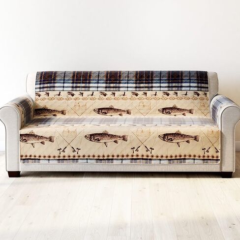 The Lakeside Collection Fly Fishing Furntiure Covers - Sofa, Green, 2139524 in Saudi Arabia