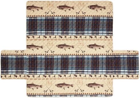 The Lakeside Collection Fly Fishing Furntiure Covers - Sofa, Green, 2139524 in Saudi Arabia