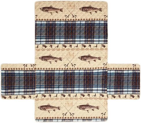 The Lakeside Collection Fly Fishing Furntiure Covers - Sofa, Green, 2139524 in Saudi Arabia