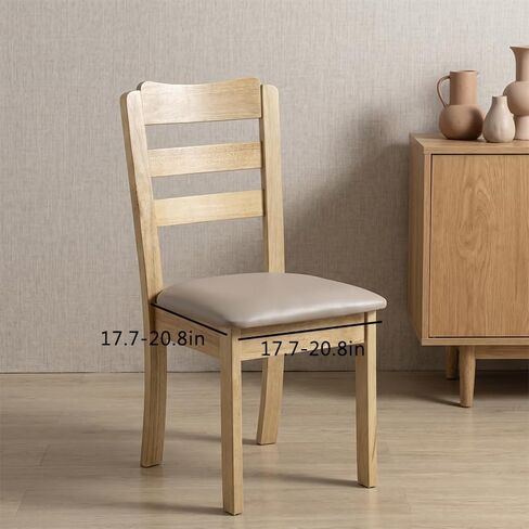 Waterproof Dining Chair Covers, PU Leather Stretch Seat Covers, Non Slip Slipcovers for Kitchen, Office, Banquet, Bar, 18"×18"×2", Grey in Kuwait