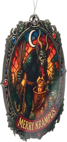 Funny Christmas Krampus Ornament 2026 - Krampus Christmas Decorations - Krampus Decorations - Gothic Christmas Ornaments - Dark Christmas Decor - Christmas Decoration in Saudi Arabia