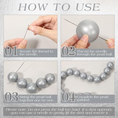 100 Pcs Quick Link Pearl Ball Garland 2.2 Inches Pits Pearl Ball Decoration Chain for Wall Arches Chains Birthday Party Wedding Anniversary Graduation Party Decor, Pearlescent White in Saudi Arabia