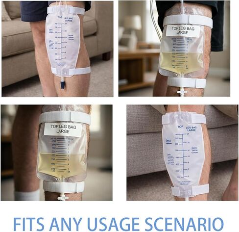 5 Pack Catheter Leg Bag Strap with Buckle Adjustable Urine Drainage Bag Straps Reusable Washable for Secure Drainage Bags in Saudi Arabia