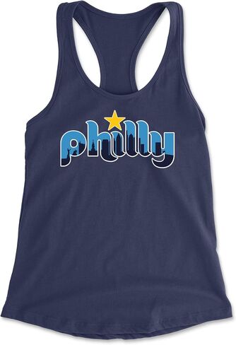 Skyline Philly Philadelphia Racerback Tank Top for Women, Soft, Flattering Fit in Saudi Arabia