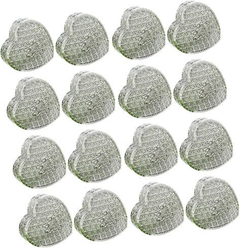 12Pcs Treasure Storage Jewelry Box Classic Mini Earring Bead Trinket Box for Necklace Party Favor, Silver in Saudi Arabia