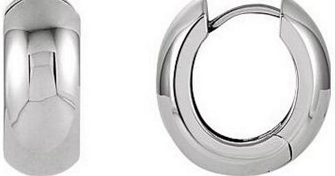 Hoop Earrings, Sterling Silver (16.75mm) in Saudi Arabia