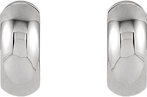 Hoop Earrings, Sterling Silver (16.75mm) in Saudi Arabia