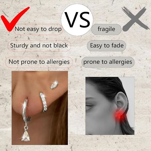3 Pcs 14K Gold Stud Earrings for Women - Dainty Hypoallergenic Flat Back Cartilage Earring Sets for Multiple Piercing - Small Dangle Huggie Hoop Stud Earrings Stacks in Saudi Arabia