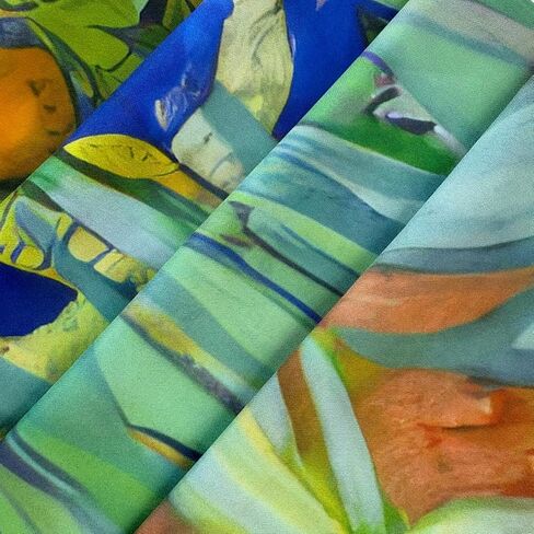 IcosaMro Irises Tapestry Wall Hanging for Bedroom Vincent Van Gogh Iris Landscape Wall Art Blue Flower Floral Tapestries 60"x 51" Hemmed Edges, Green in Saudi Arabia