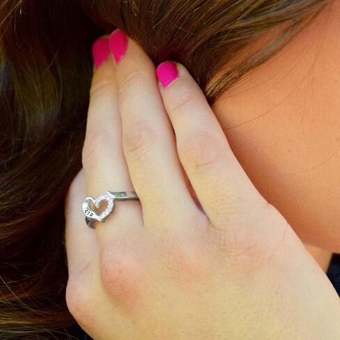 Ringmasters Sweetheart with a Cubic Zirconium LDS CTR Ring Choose the Right Faith Ring | Keepsake LDS Jewelry in Kuwait