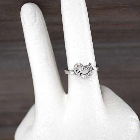 Ringmasters Sweetheart with a Cubic Zirconium LDS CTR Ring Choose the Right Faith Ring | Keepsake LDS Jewelry in Kuwait