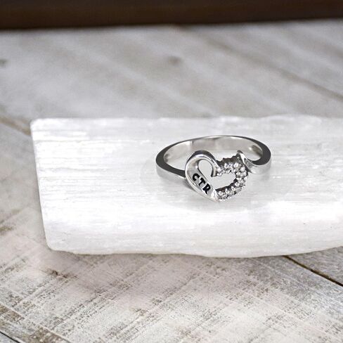 Ringmasters Sweetheart with a Cubic Zirconium LDS CTR Ring Choose the Right Faith Ring | Keepsake LDS Jewelry in Kuwait
