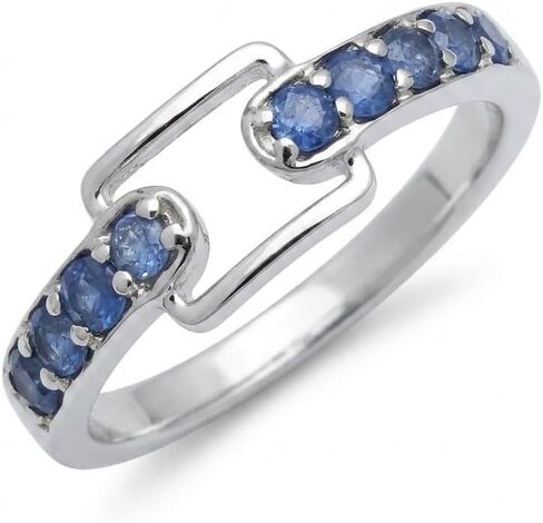 Natural Blue Sapphire 925 Solid Sterling Silver Ring in Saudi Arabia