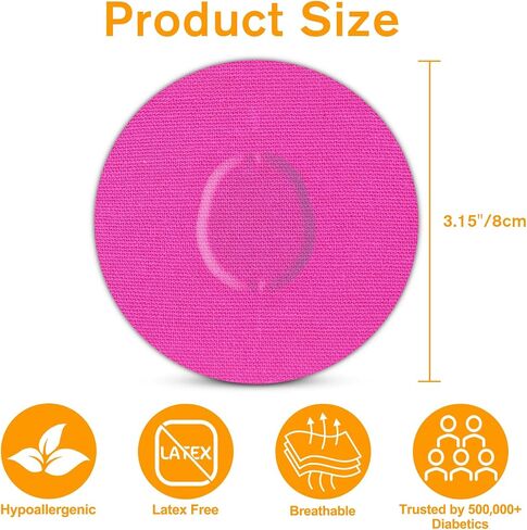 Dexcom G7 Adhesive Patches 40 Pack Waterproof Over Patches for G7 & Stelo, Breathable & Flexible CGM Sensor Covers for Long Stay Protection, Multi-Colors in Saudi Arabia