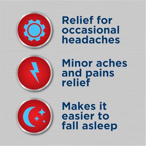 GoodSense Acetaminophen PM, Pain Reliever Plus Nighttime Sleep Aid, Extra Strength, 100 Count in Kuwait