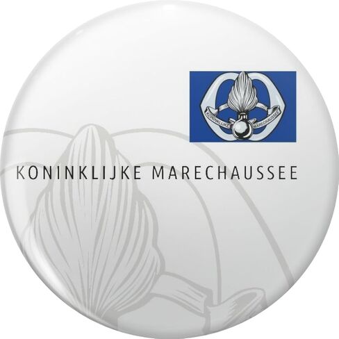 Koninklijke Marechaussee هولندا الشرطة العسكرية قبعة شارة شعار الهولندية دبوس التلبيب دبوس بروش الصلب شارة بدبابيس 0.75" in Kuwait