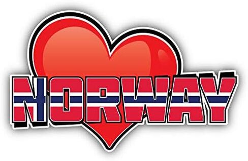 Norway Art Heart Flag Travel Slogan Round Metal 0.75" Lapel Pin Hat Shirt Pin Tie Tack Pinback in Saudi Arabia