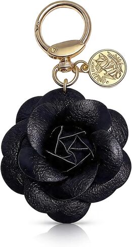 choice of all Flower Keychain Leather Bag Charm Floral Purse Charm Handbag Backpack Tote Accessory Spring Gift for Women in Kuwait