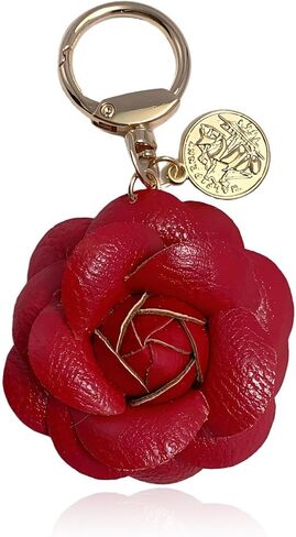 choice of all Flower Keychain Leather Bag Charm Floral Purse Charm Handbag Backpack Tote Accessory Spring Gift for Women in Kuwait