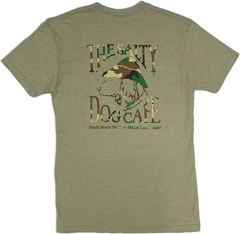 Salty Dog Camo Dog T-Shirt - Mens, Womens, Unisex in Saudi Arabia