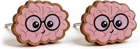 Wooden Stud Earrings for Women Hypoallergenic Jewelry Earrings Gifts for Women in Saudi Arabia