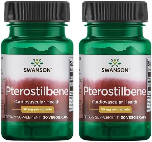 Swanson Pterostilbene 50 mg 30 Veg Caps 2 Pack in Kuwait