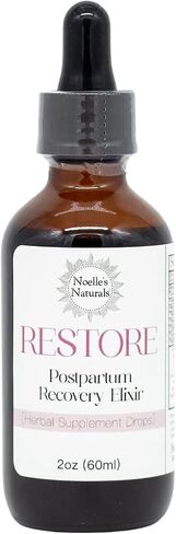 Noelle's Naturals Restore Organic Postpartum Herbal Recovery Elixir - 2oz Dropper Bottle in Saudi Arabia