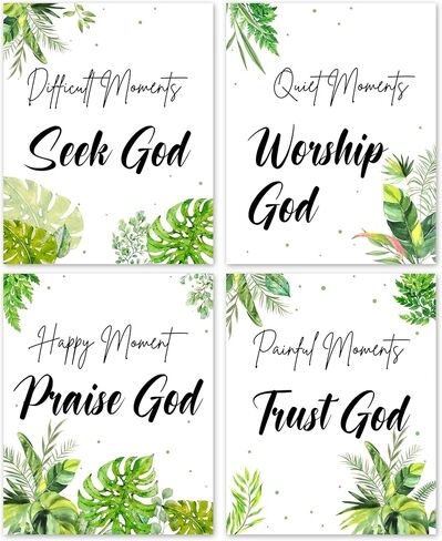 GYNNCRIO Inspirational Gym Poster, Wall Decor For Home, Office, Or Gym，Motivational Wall Art For College Girls & Boys, Set of 4 (8x10 Unframed) -A07 in Kuwait
