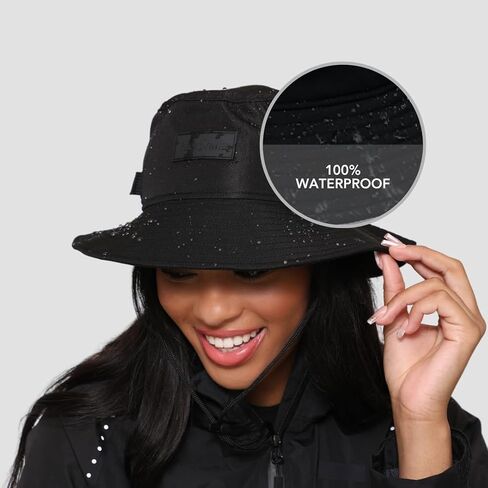 Hairbrella Satin-Lined, Waterproof Boonie Bucket Hat in Kuwait