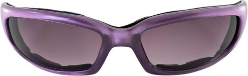 Birdz Eyewear Chill Women's Padded Motorcycle Sunglasses Purple Frames with Super Dark Lenses in Kuwait