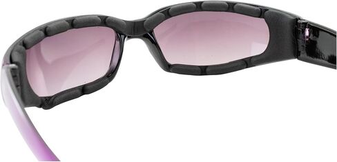 Birdz Eyewear Chill Women's Padded Motorcycle Sunglasses Purple Frames with Super Dark Lenses in Kuwait