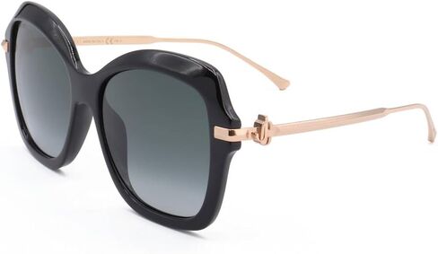 JIMMY CHOO Butterfly Sunglasses Tessy/G/S 8079O Black/Gold 56mm in Saudi Arabia