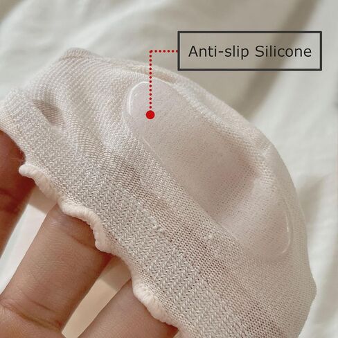 zrylibya Women Ruffle Trim No-Show Ankle Socks with Anti-Slip Silicone Low Cut Frilly Socks 5 Pairs in Saudi Arabia
