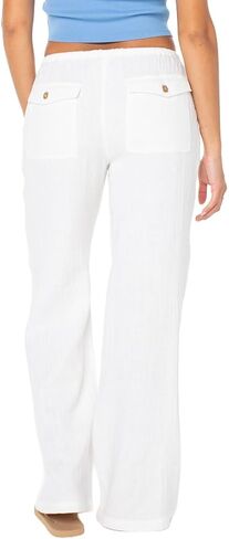 Roxy Iyla Women's Pants - Cloud Dancer Solid in Kuwait