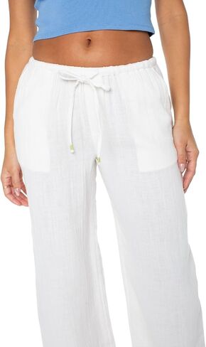 Roxy Iyla Women's Pants - Cloud Dancer Solid in Kuwait