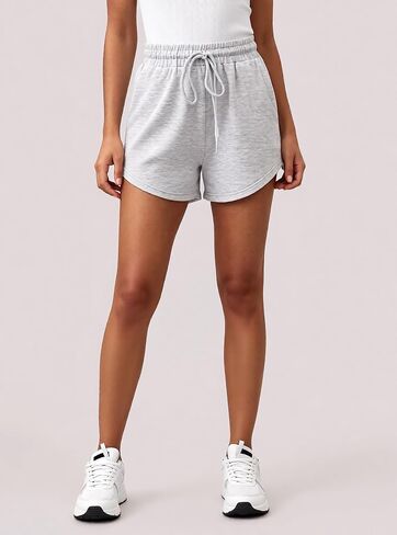 Women's Sports & Recreation Shorts, Summer 2026 Drawstring Soft High Waist Workout Casual Lounge Short with Pockets in Kuwait