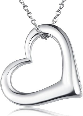 Heart Urn Necklace, Ashes Necklace for Women Cremation Jewelry for Ashes Memories Jewelry in Saudi Arabia