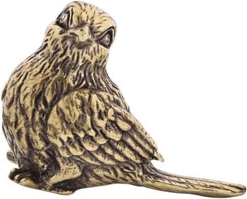 Brass Small Bird,Animals Figurine Decorative,Solid Copper Decorations,Small Brass Metal Statue,Tea Pet Home Decorations, Office Tea Table Statue in Kuwait